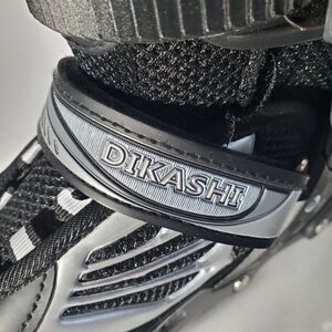 Youth Black and Silver Athletic Skate Shoe